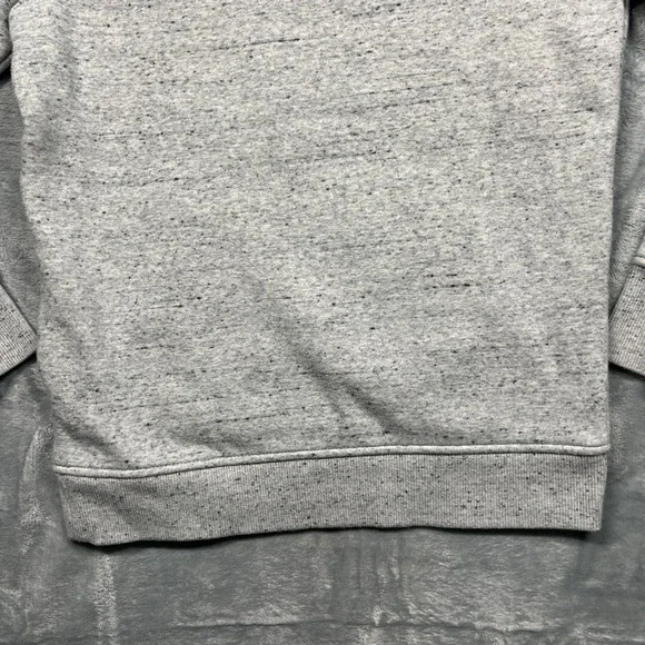 Carhartt Hoodie Women XS Grey Relaxed Fit Logo Sleeve Graphic Sweatshirt - Picture 8 of 13